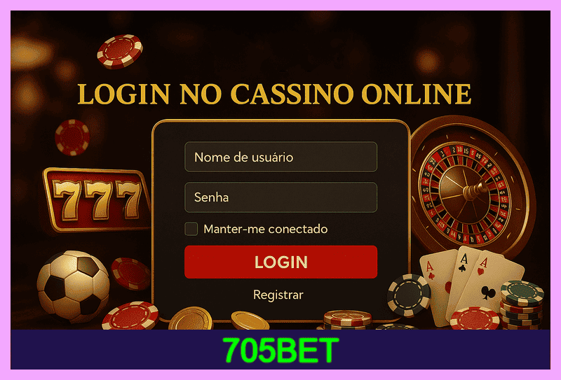Não Perca tempo, o rRgistro na site 705BET